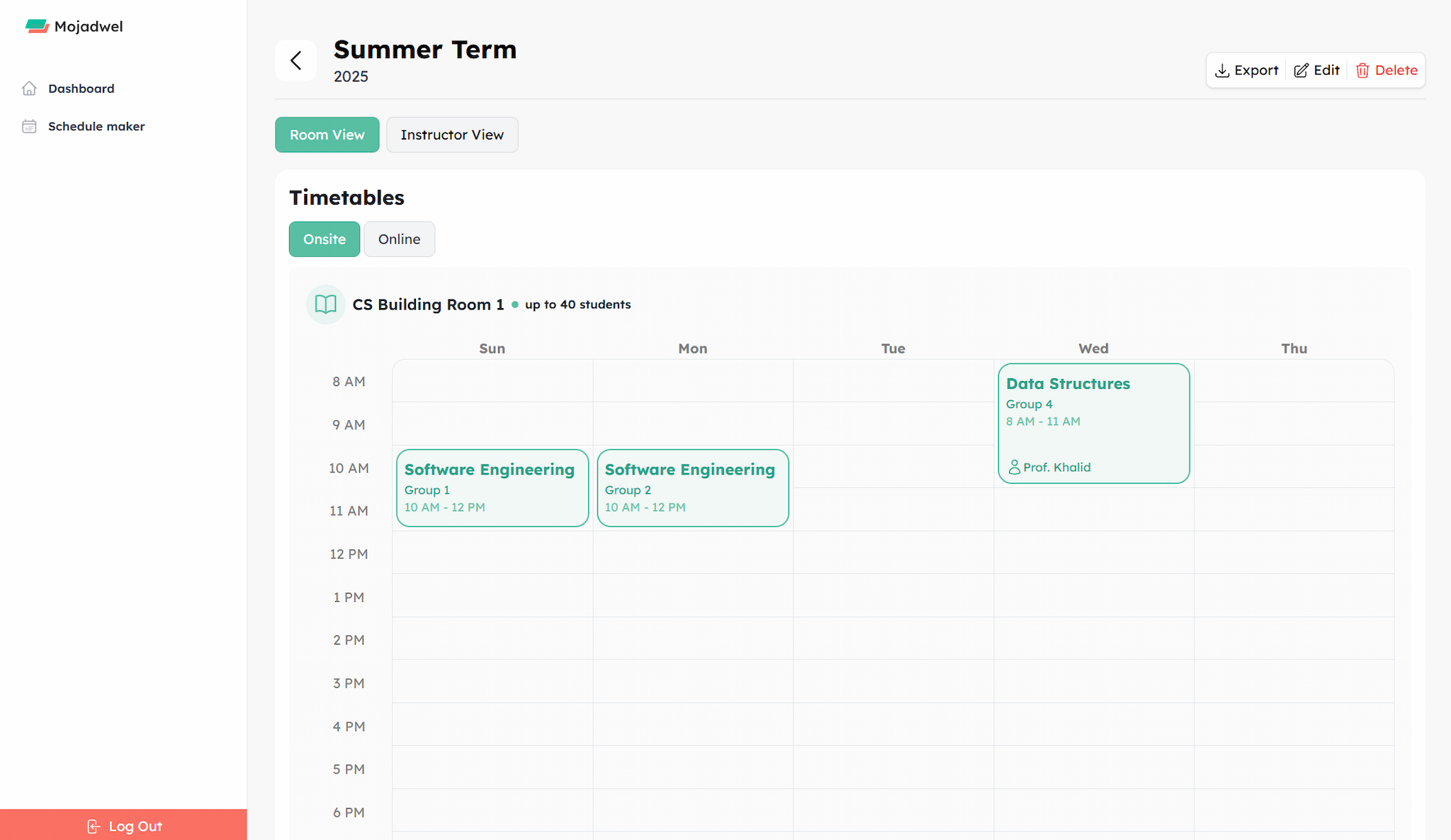 mojadwel dashboard